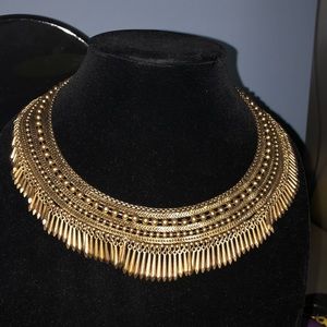 Statement beautiful gold necklace